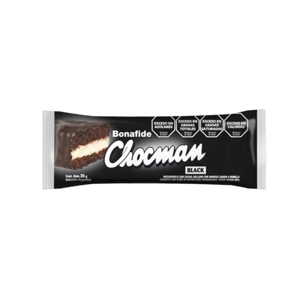 Bizcochuelo Chocman Black Bonafide 35 gr. #1