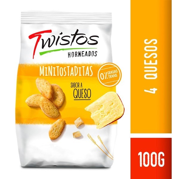 Minitostaditas Twistos Queso 100g #1
