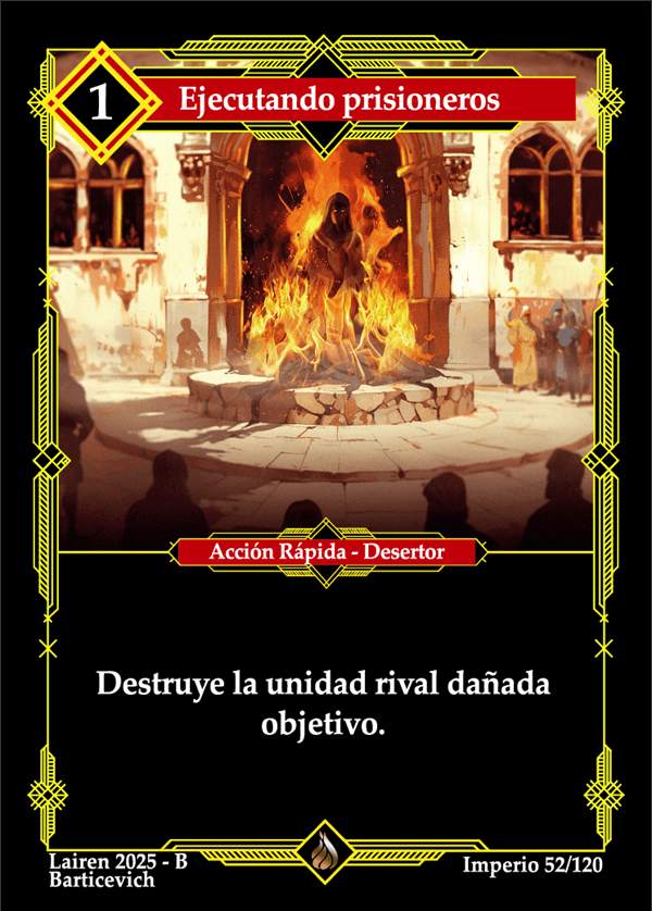 052 Ejecutando Prisioneros Precon Enano/Desertor - Coste 1 #1