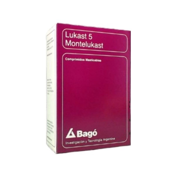 Bagó Lukast Montelukast 5 Mg x 30 Comp Masticables #1