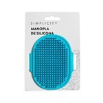 Cepillo Limpieza Mascota Simplicity Pet Silicona Turquesa #1
