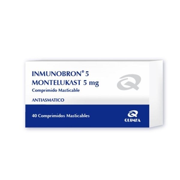 Inmunobrom 5mg | 40 Comprimidos | Montelukast #1