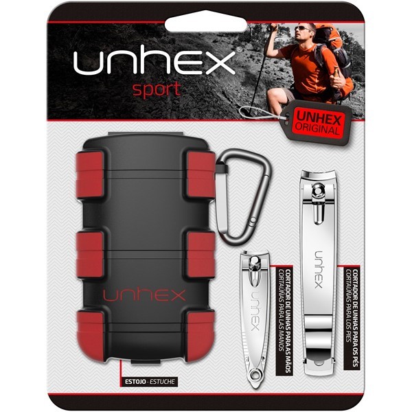 Unhex Estuche Adventure Cortauñas Pequeño + Cortauñas Grande + Mosqueton alt