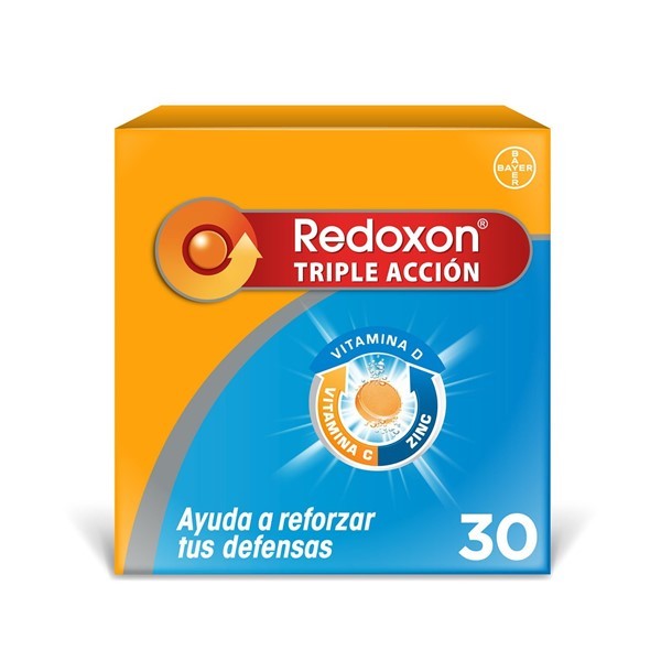 Redoxon Suplemento Dietario Triple Acción Efervescente x 30 comprimidos Naranja alt