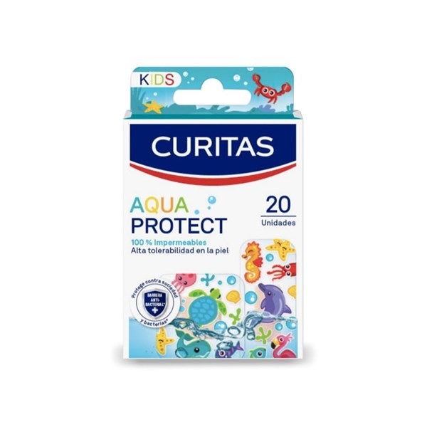 Apósitos Curitas Aquaprotect Kids x 20 un