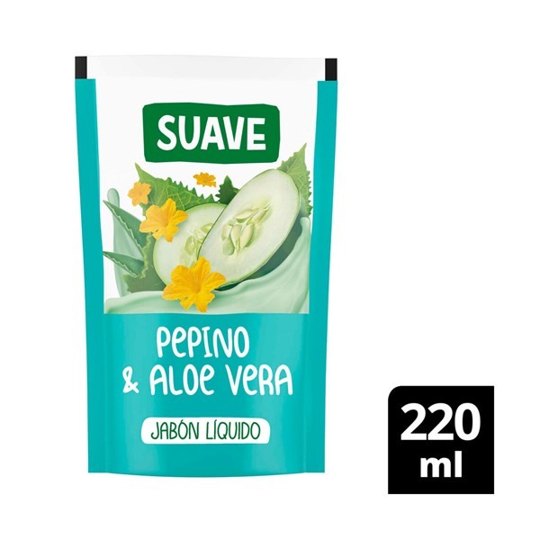 Jabón Líquido Suave Rep Pepino Aloe 220 Cc. #1