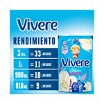 Suavizante Clásico Vivere Para Ropa Violetas Dp 3 Lt. #5