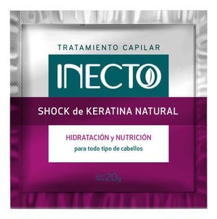Inecto Tratamiento Capilar Shock de Keratina Natural 20 gr