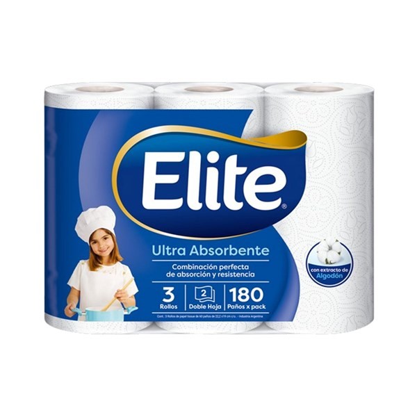 Rollo de Cocina Algodon Elite Ultra X3 60 uni #1