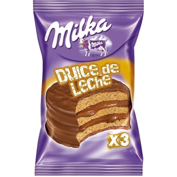 Alfajor Milka Triple Dulce De Leche 70 Gr alt