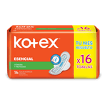 Kotex Normal Toallas Femeninas Con Alas - 16 Unidades #1