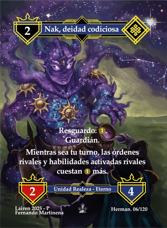 006 Nak, Deidad Codiciosa Full Art - Coste 2 #1