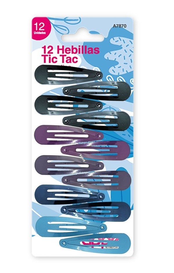 Apper Hebillas Tic Tac (12 Unidades)