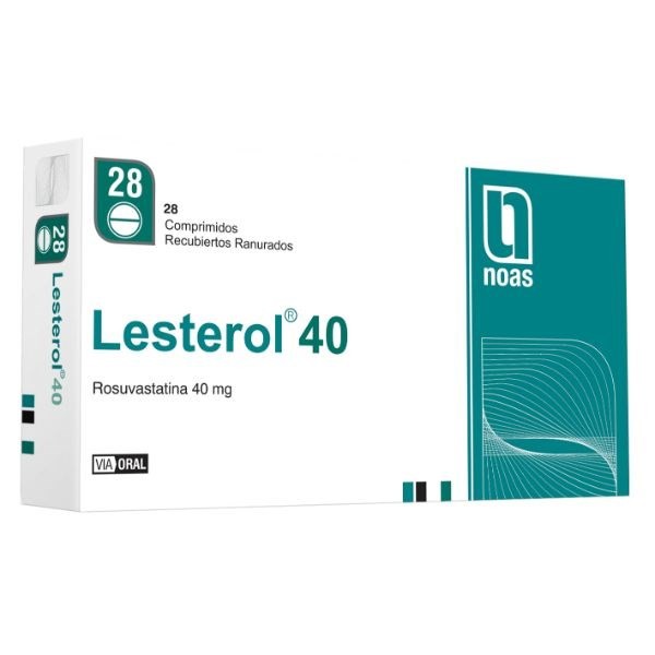 Lesterol 40 mg | 28 Comprimidos | Rosuvastatina