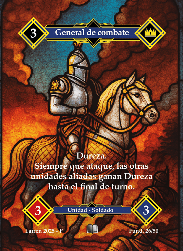 026 General De Combate Full Art - Coste 3 #1