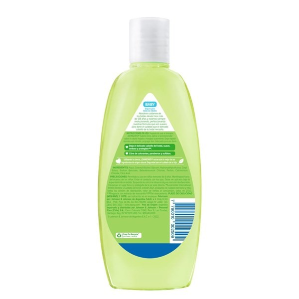 Acondicionador Johnson's Baby Cabello Claro x 400 ml alt
