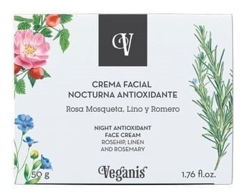 Veganis Crema Facial Nocturna Antioxidante 50 gr #1