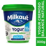 Yogurt Descremado Cremoso Natural 300 g Milkaut #1