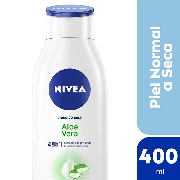 Nivea Crema Corporal Hidratante  aloe Vera Para Piel Normal a Seca 400 ml