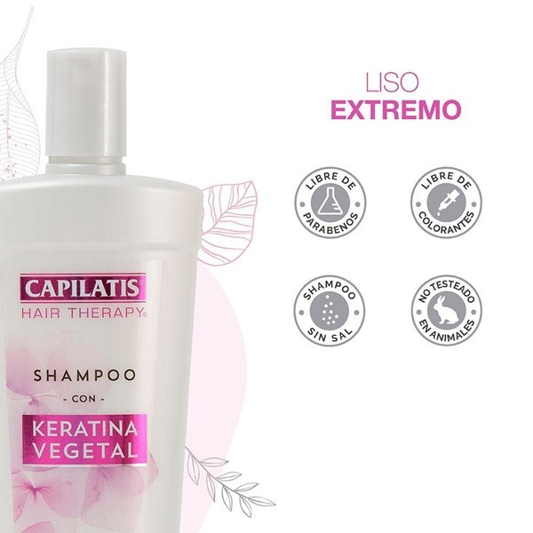 Capilatis Shampoo Keratina Línea Keratina Vegetal 350 ml alt