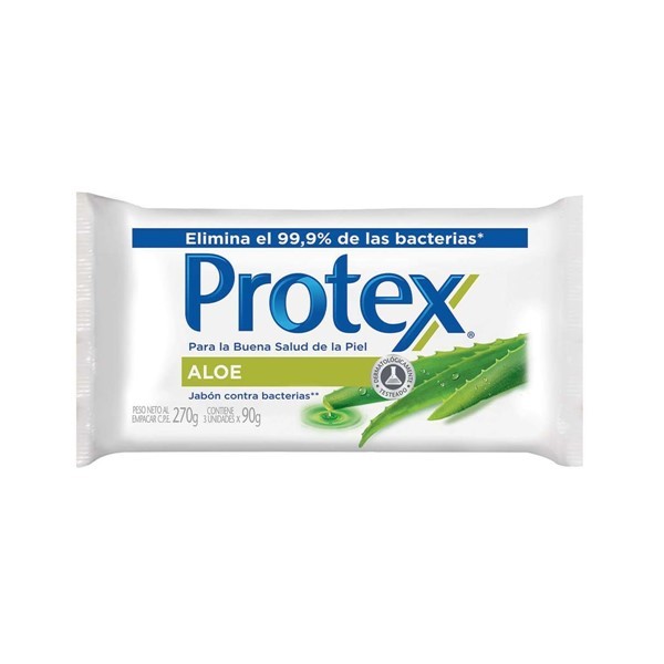Protex Jabon Aloe 90 gr (3 Unidades) #1