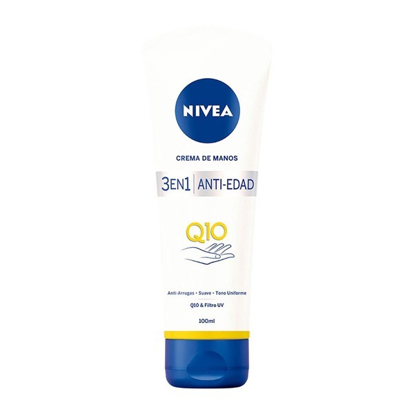 Nivea Crema De Manos Antiedad  Q10 Plus 3 En 1 Para Todo Tipo De Piel 100 Ml alt