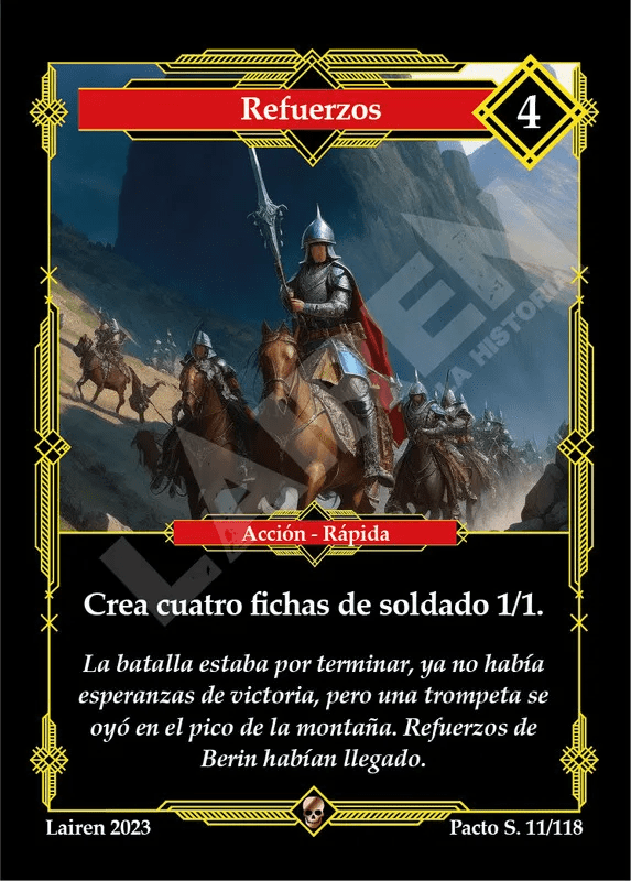 011 Refuerzos 2da Edicion - Coste 4