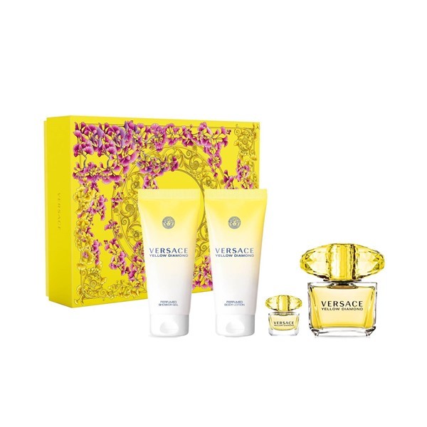 Versace Yellow Diamond Edt 90 Ml + Body Lotion, Shower Gel Y Edt 5 Ml 90 Ml + Body Lotion, Shower Gel Y Edt 5 Ml 22 My #1