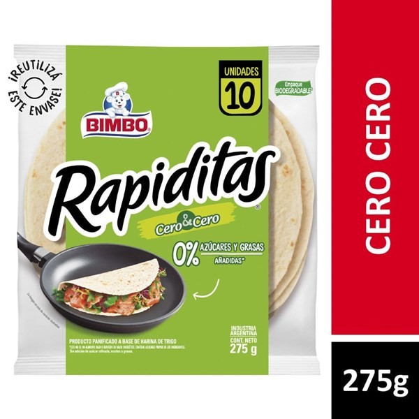 Rapiditas Bimbo Cero Cero X 275 G