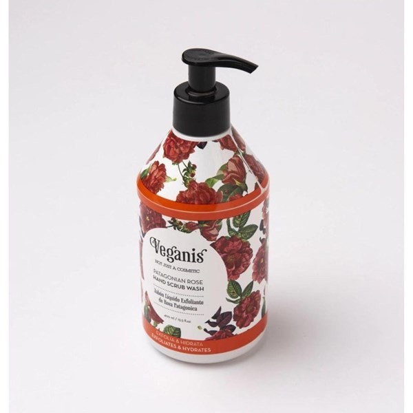 Veganis Jabon Líquido Exfoliante de Rosa Patagónica 400 ml alt