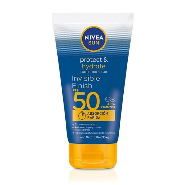 Protector Solar Nivea Sun Protect & Hydrate Invisible Finish Fps 50 150 ml