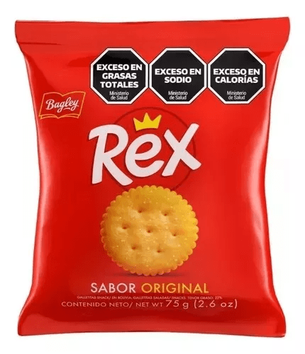 Rex Snacks Galletitas Sabor Original 75 G