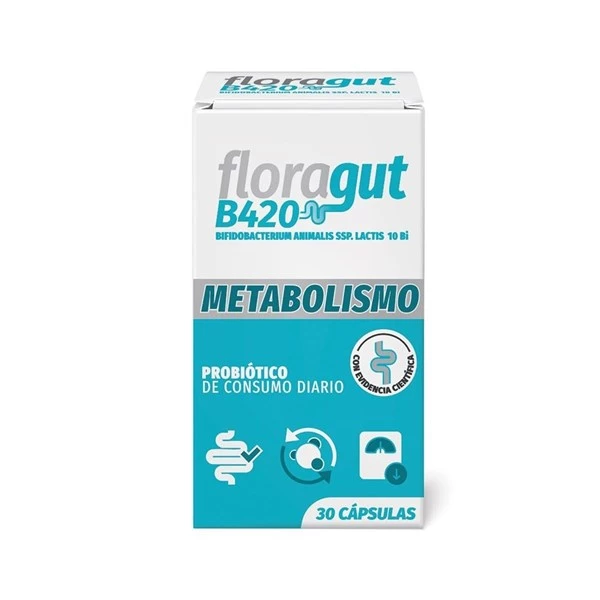Probióticos Floragut B420 Metabolismo x 30 Cáps