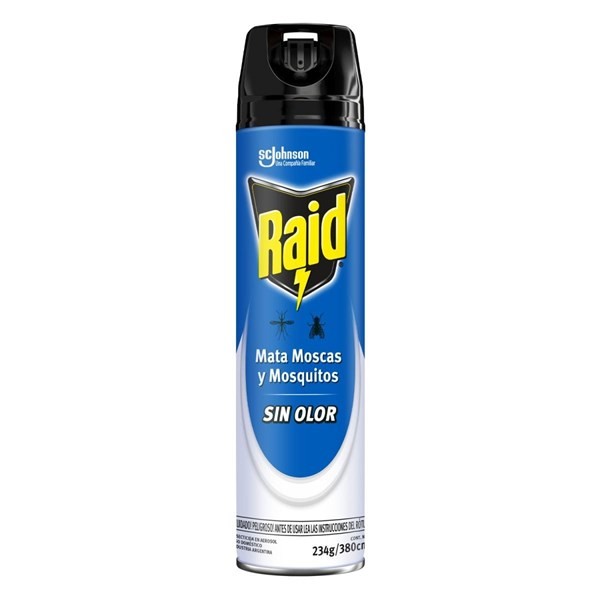 Raid Aerosol Mata Moscas Y Mosquitos Sin Olor 380 ml alt
