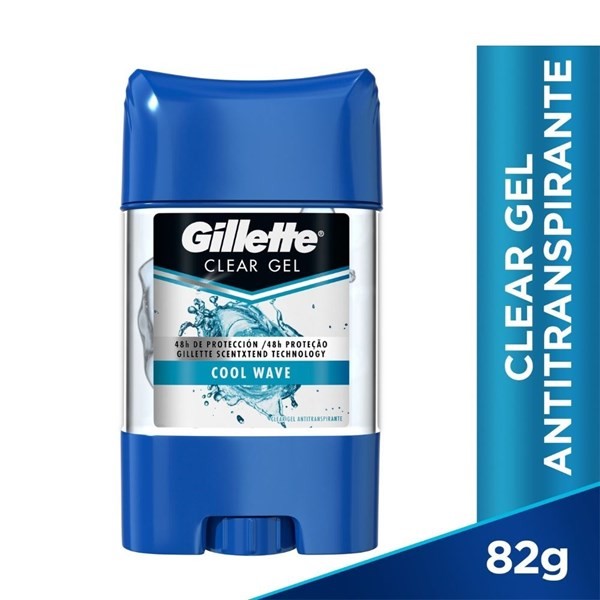 Gillette Desodorante Antitranspirante en Barra Cool Wave 82g
