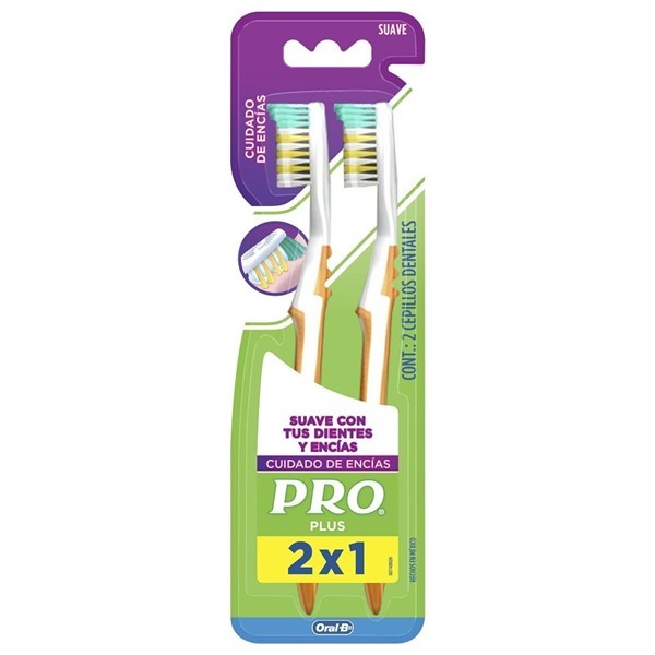 Pro Cepillo Dental Plus Cuidado Encías (2 Por 1) #1