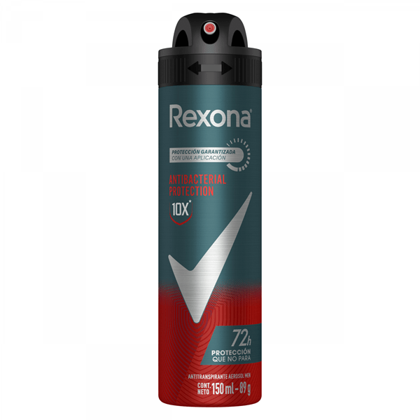 Rexona Desodorante Aerosol Men Antibacterial Proteccion 150 ml alt