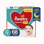Pampers Pañales Supersec Plus (68 Unidades) | G #1