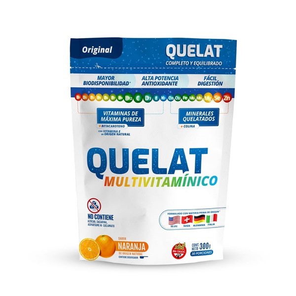 Quelat Multivitaminico Sabor Naranja 300 gr alt