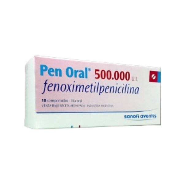 Lepetit Pen Oral 500000 Ui Fenoximetilpenicilina x 18 Comp #1