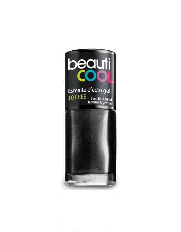 Beauticool Esmalte de Uñas Gel Metalizado Color Negro #1