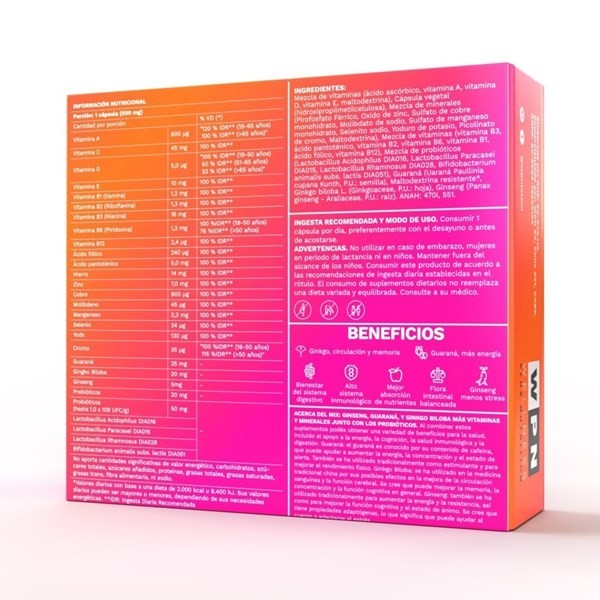 Wpn Probiolife Energy Suplemento Dietario X 30 Cápsulas alt