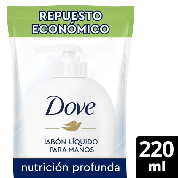 Jabon Liquido Dove Nutricion Profunda Doypack 220 Ml #1