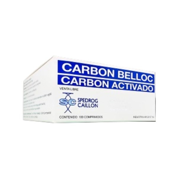 Carbon Belloc | 100 comprimidos | Carbón vegetal Activado