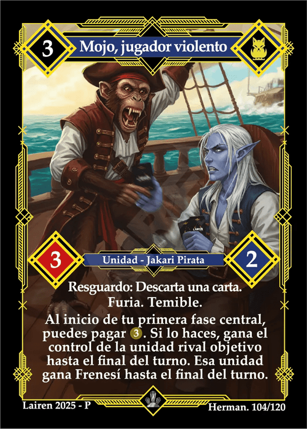 104 Mojo, Jugador Violento - Coste 3