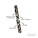 Fascino Lima Para Uñas Diseño Animal Print Zebra U. #2