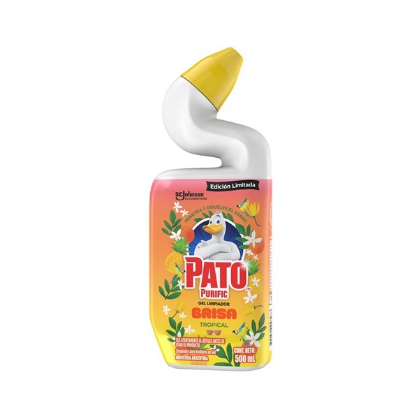 Limpia Inodoro Gel Pato Purific Tropical 500 ml #1