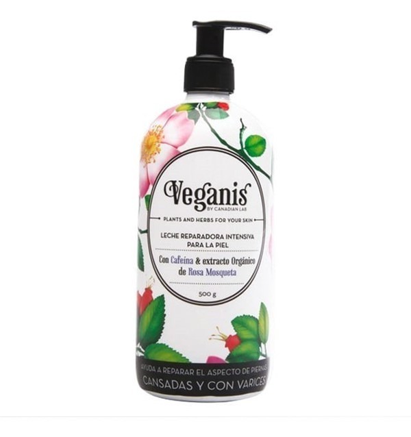 Veganis Leche Reparadora Intensiva Rosa Mosqueta 500 gr