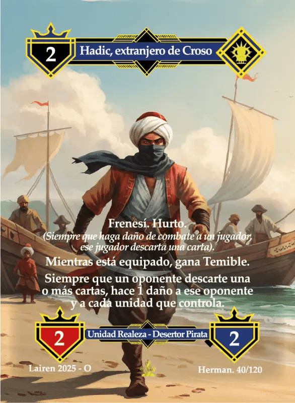 040 Hadic, Extranjero De Croso Full Art - Coste 2 #1