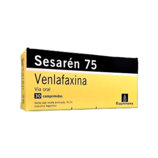 Roemmers Sesaren Venlafaxina 75 Mg x 30 Comp #1